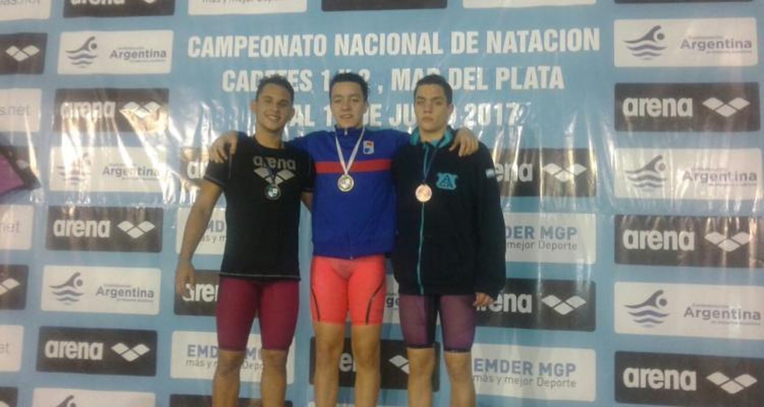 Tres medallas de Marcell en el Argentino de cadetes