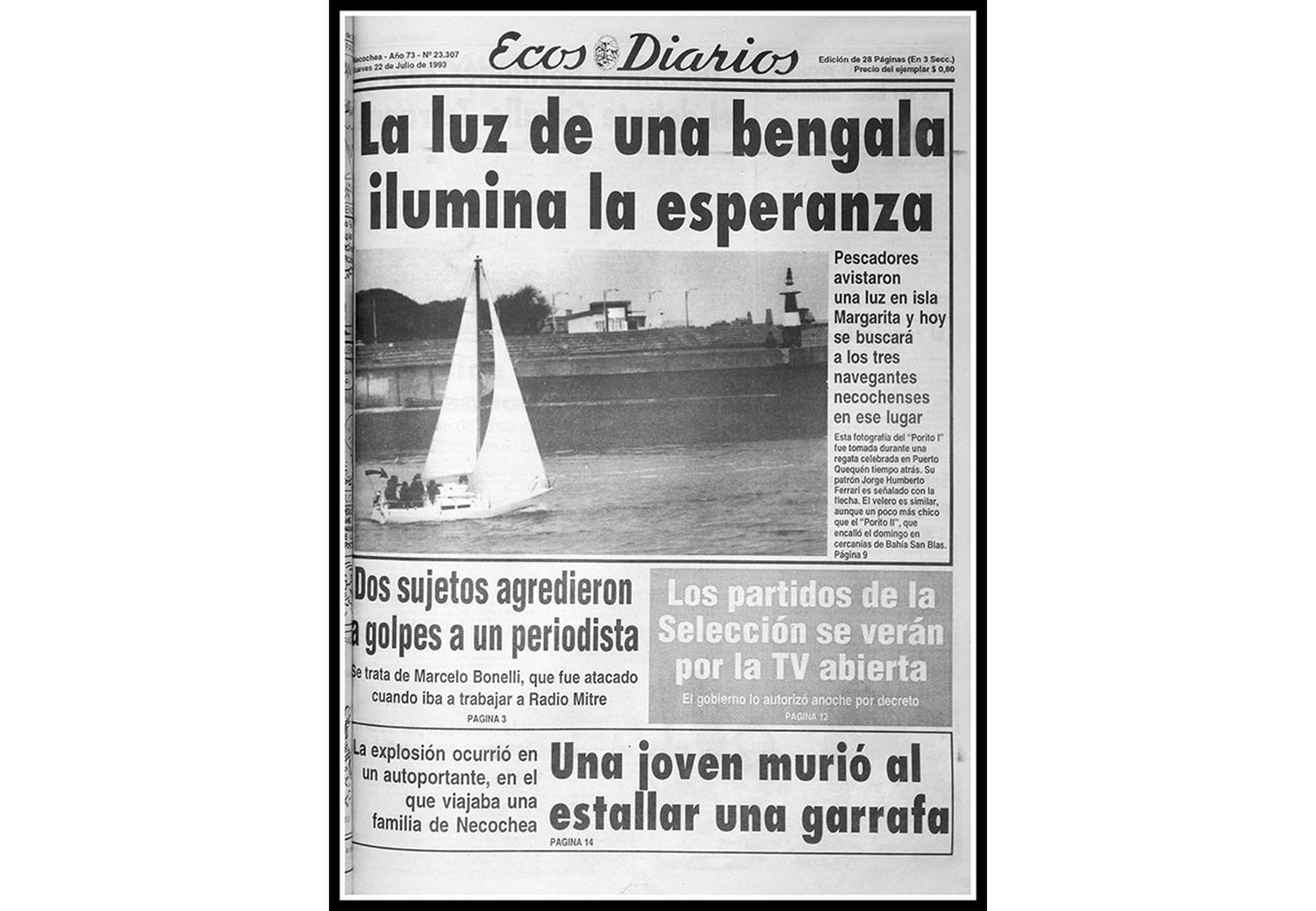 Jueves 22 de Julio de 1993