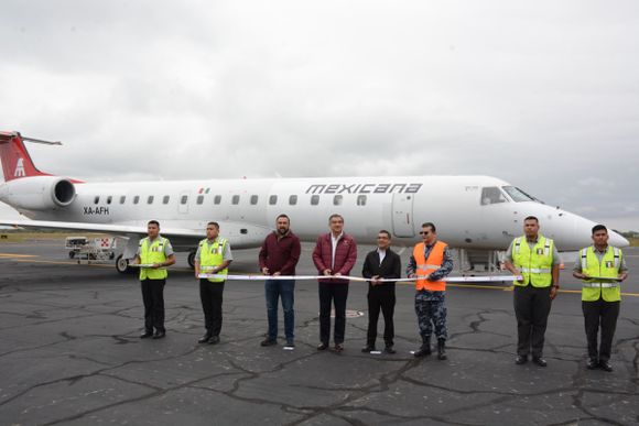 La subsidiaria regional de Mexicana de Aviación inició sus vuelos con los Embraer ERJ 145