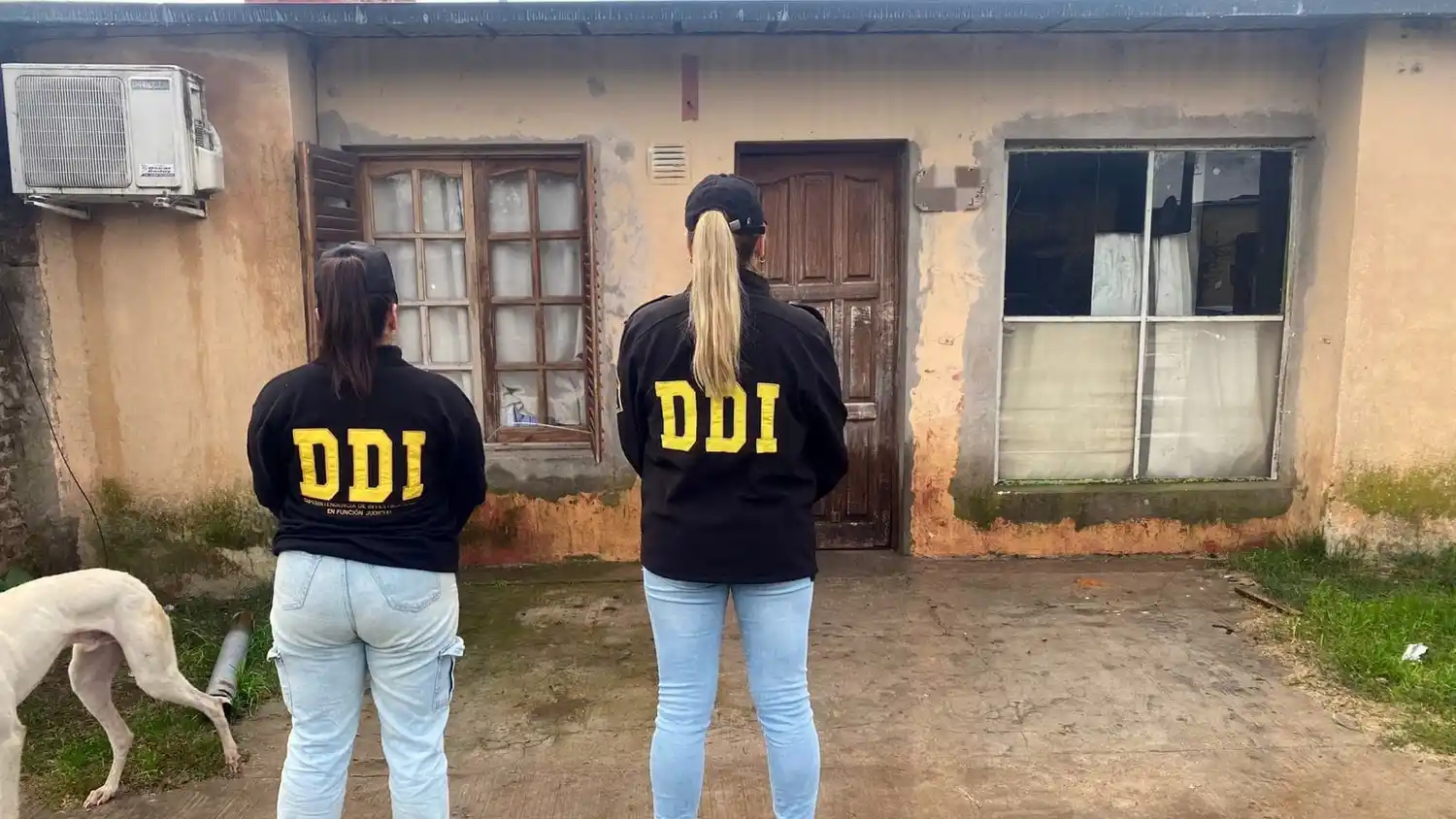 Inmueble, allanado en la vecina ciudad