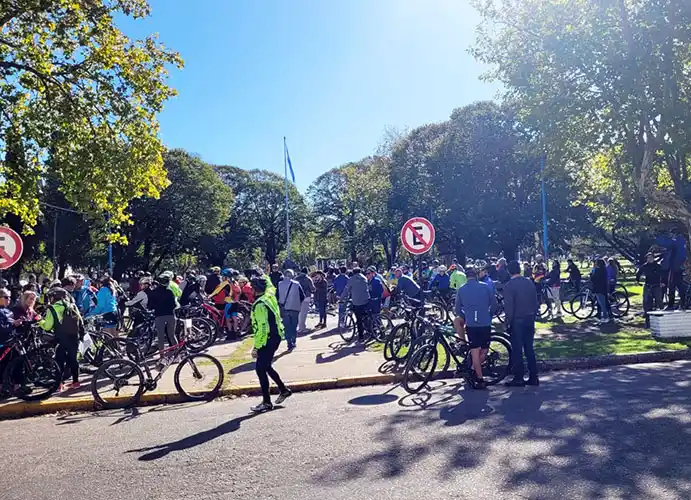 Bicicleteada contra la inseguridad