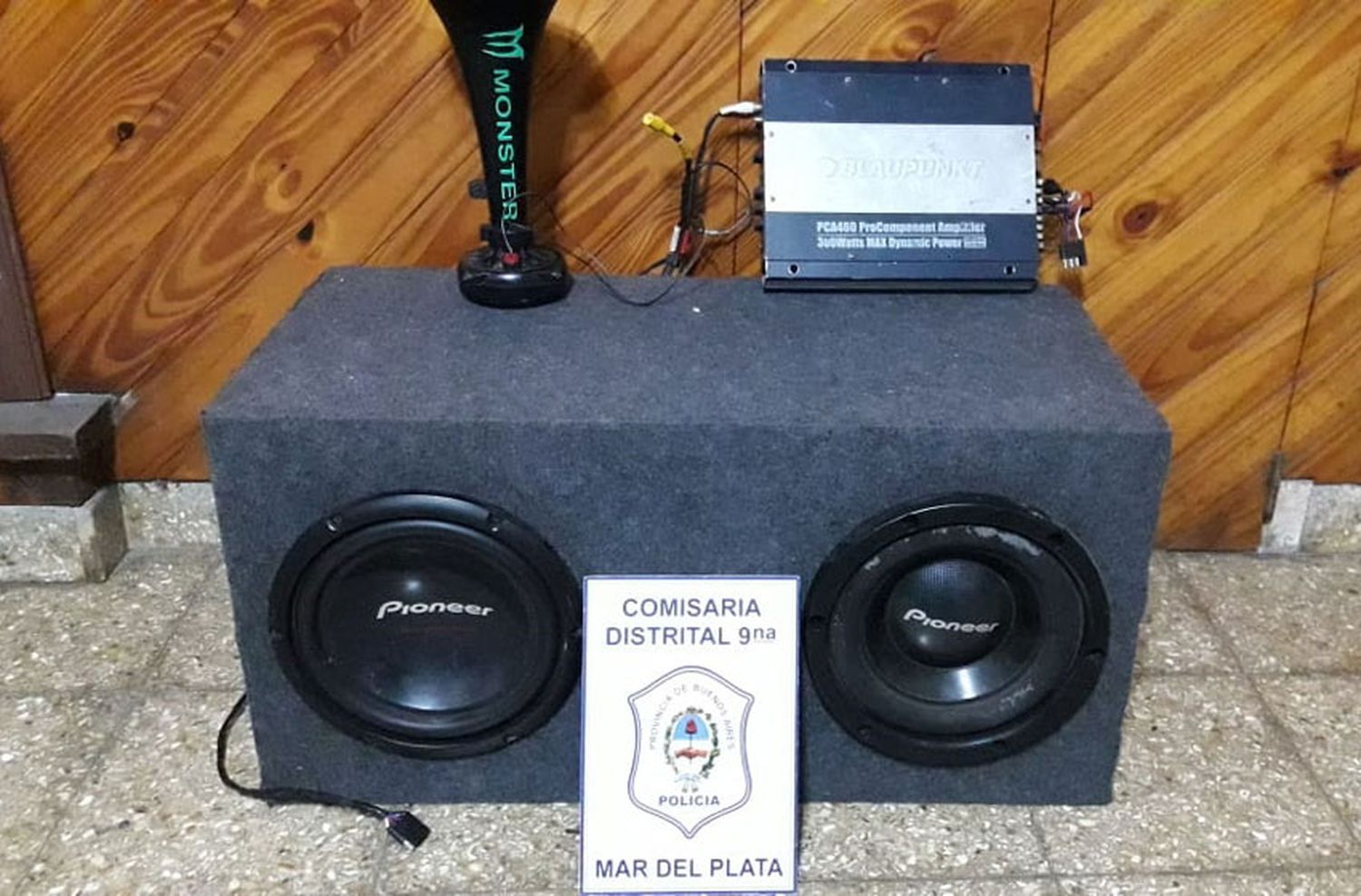 Lo aprehendieron cuando buscaba vender un equipo de audio robado
