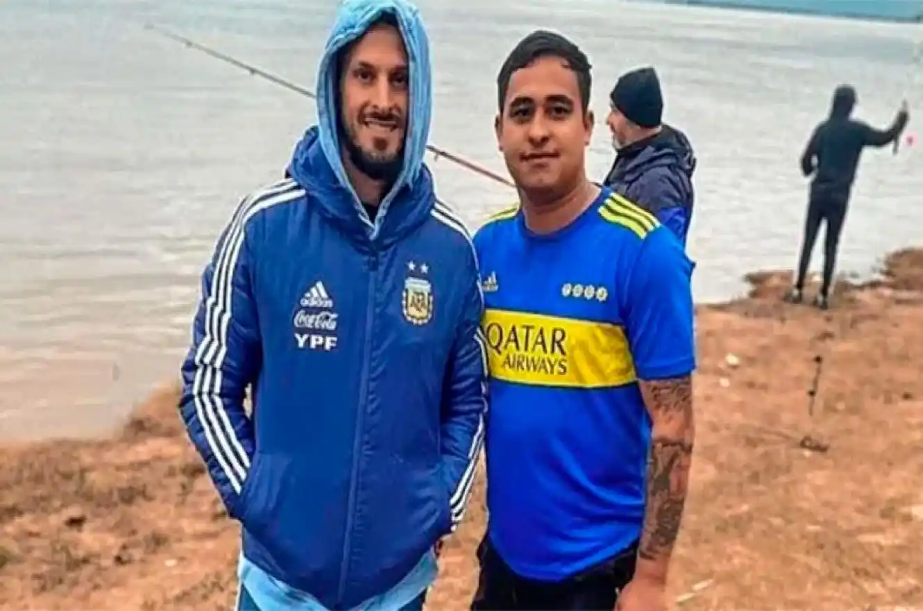 Tras el título y la clasificación de Boca, Benedetto se tomó unos días de descanso en Entre Ríos