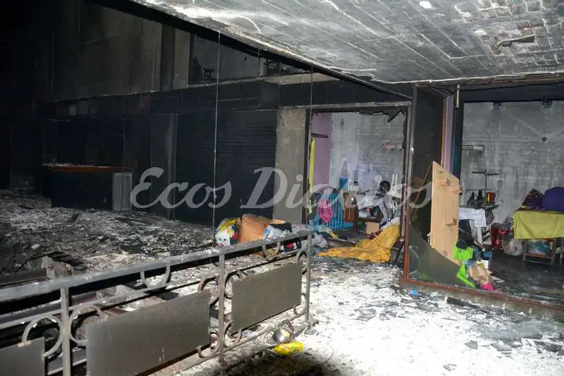 INCENDIO EN GALERIA CENTRAL - 9