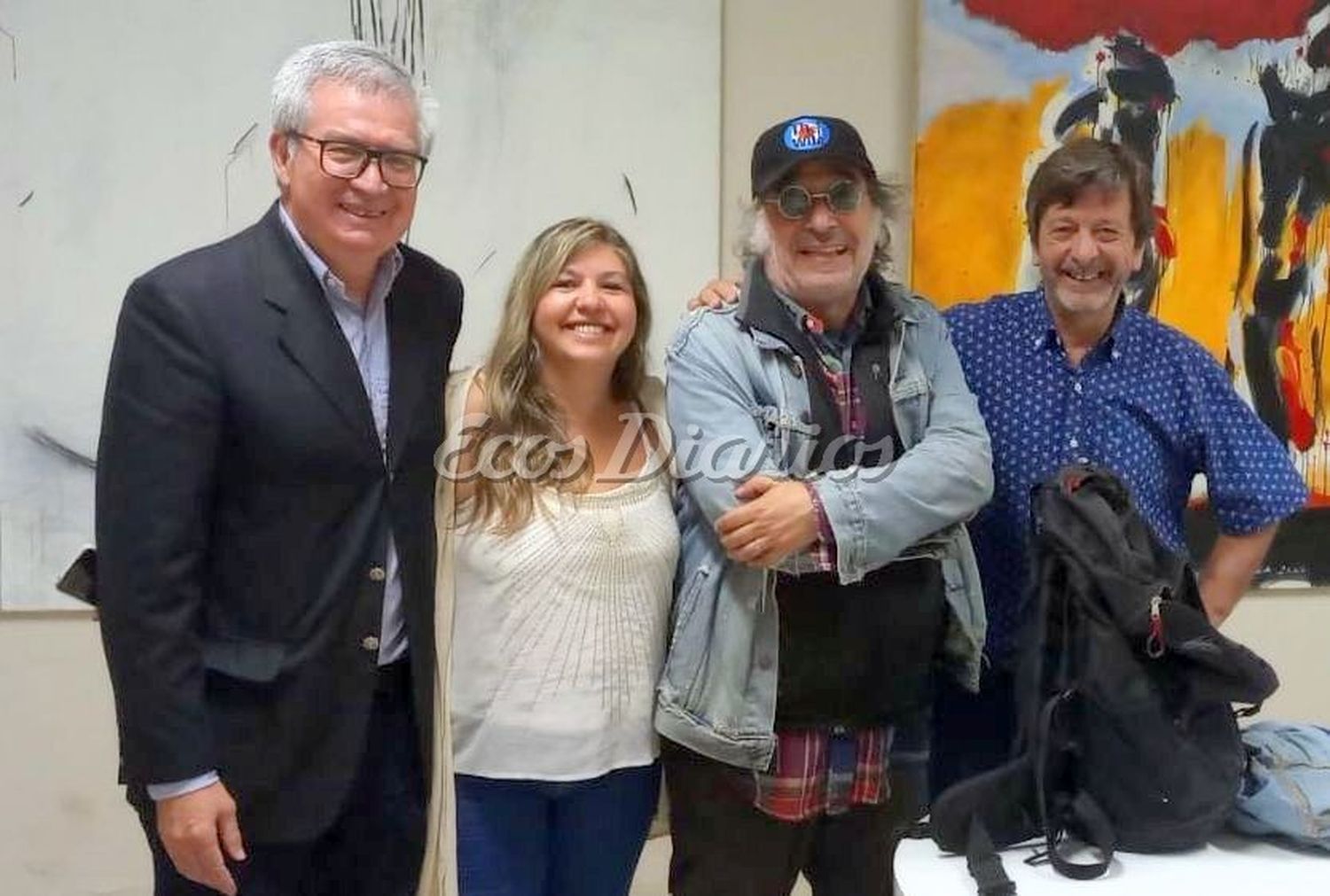 Marcelo Rivero, Flavia Scaglia, Saborido y Alberto Franco