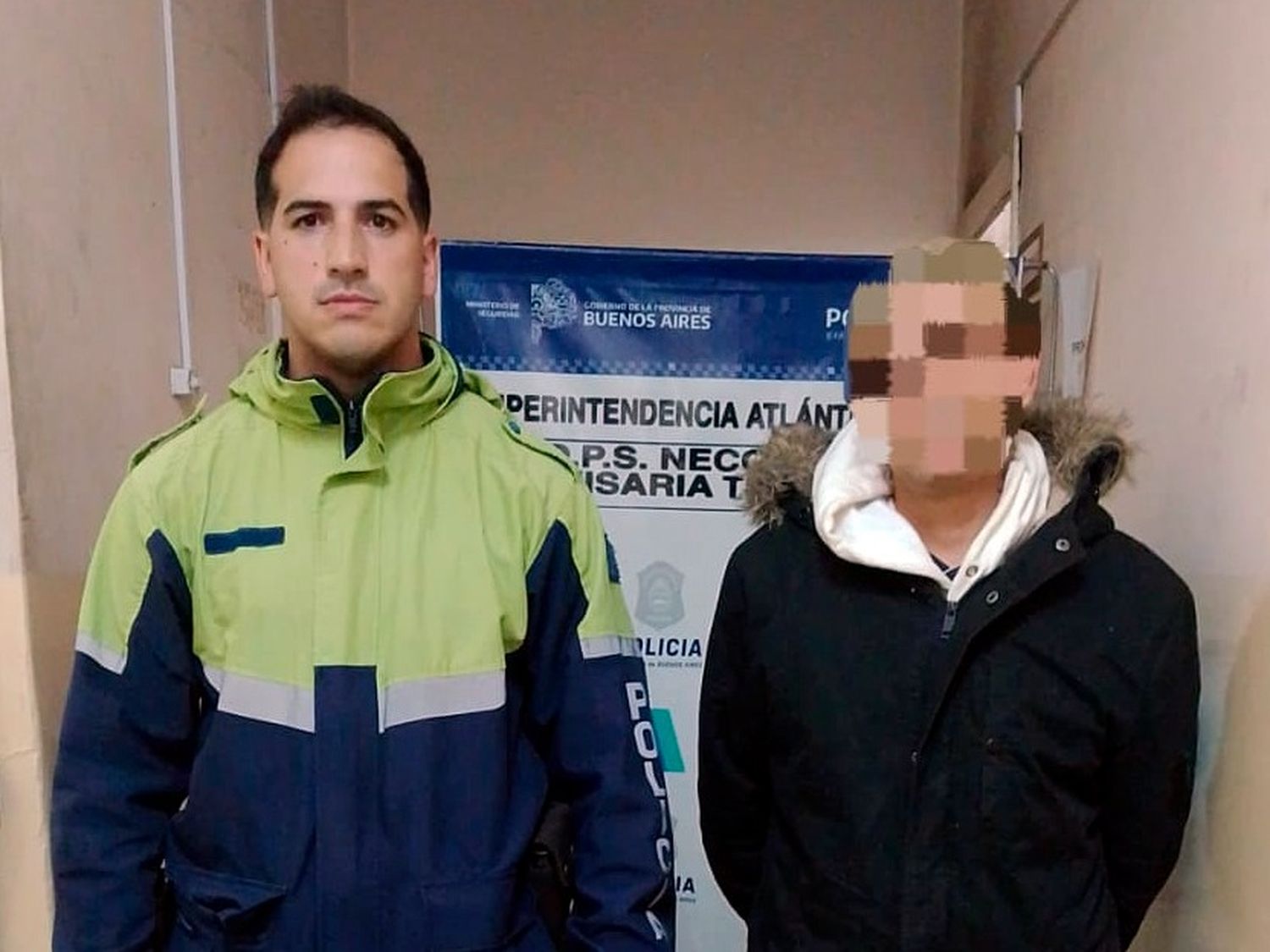 El sujeto quedó detenido y alojado en la Comisaría Primera