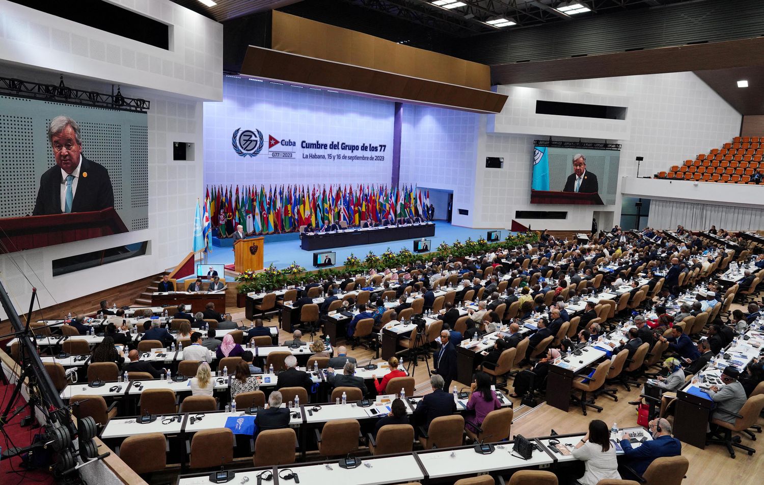 La cumbre del G77 inició con pedidos de reformas y llamados a mejorar los lazos