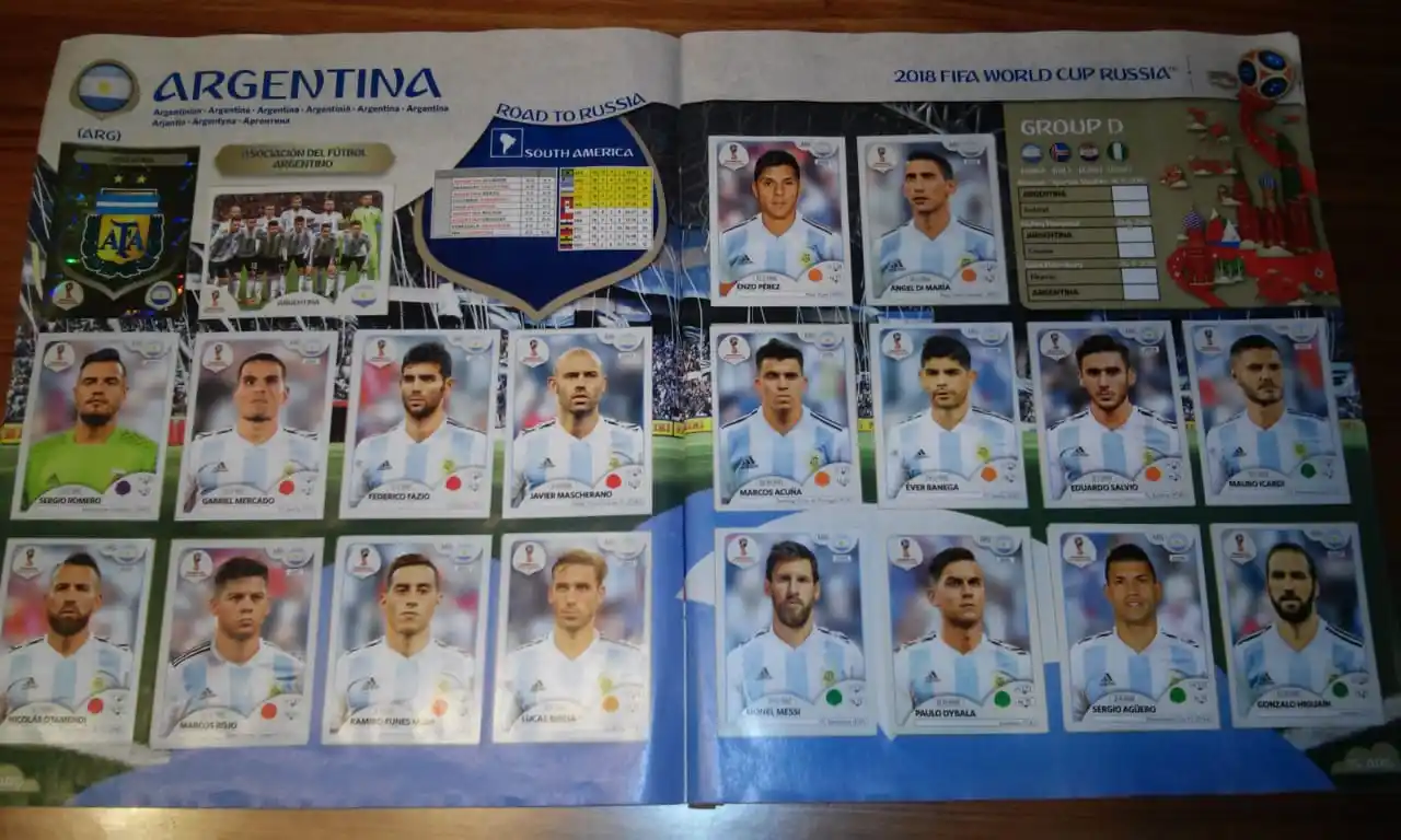 Tandilenses crearon grupo de intercambio de figuritas del Mundial y es todo un éxito