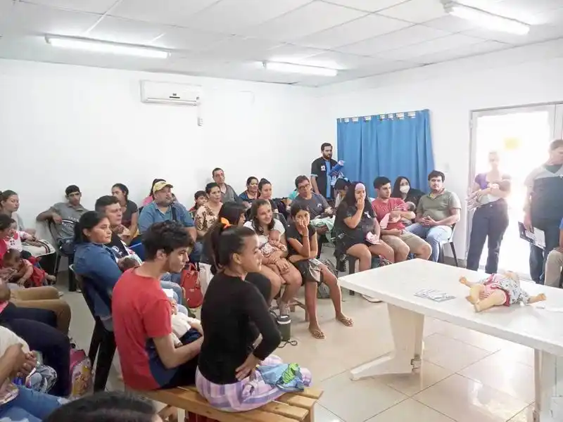 Bebés prematuros recibieron la tercera dosis de palivizumab en el Hospital de la Madre y el Niño