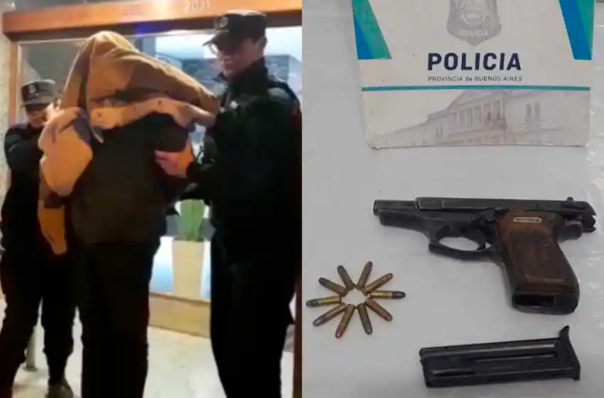 A punta de pistola amenazaba a su pareja luego de una discusión