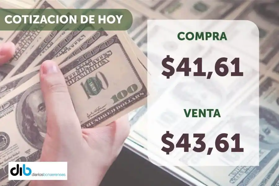 El dólar continúa su senda estable: cerró a $ 43,61, igual que el viernes