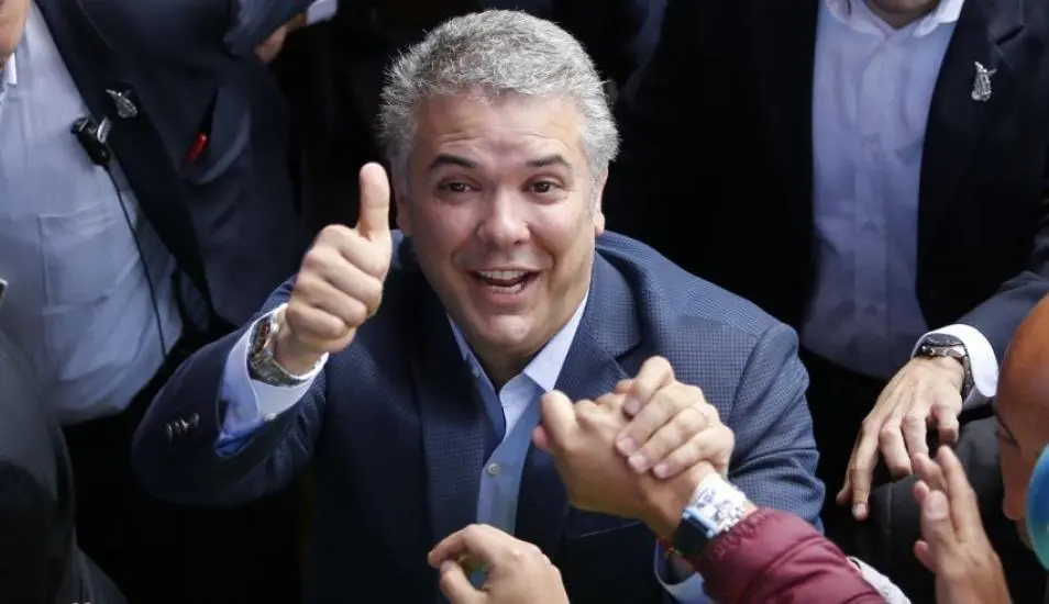 Iván Duque es el nuevo presidente de Colombia