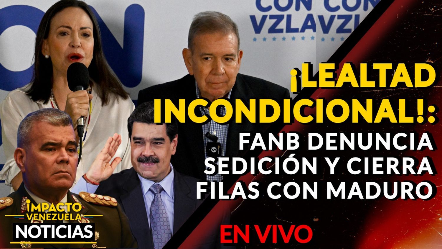 ¡LEALTAD INCONDICIONAL!: FANB denuncia sedición y cierra filas con Maduro – VIDEO
