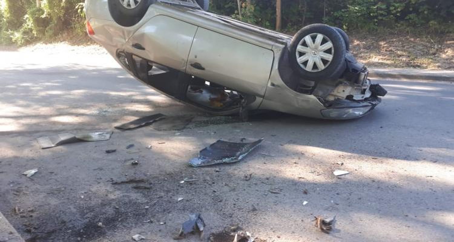 Tercer vuelco  en la subida de Náutico