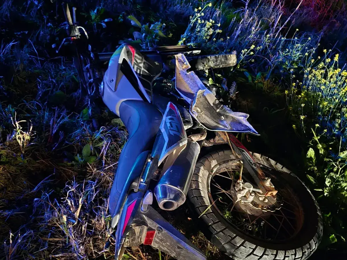 Motociclista sufrió lesiones graves tras un siniestro vial en San Cristóbal