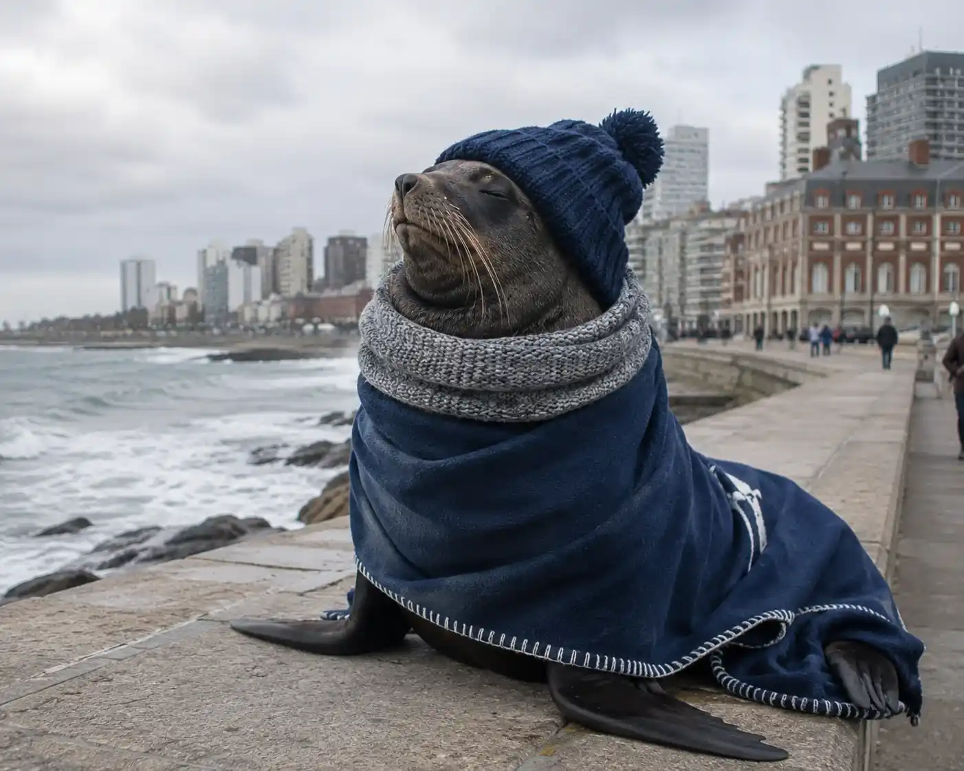 Mar del Plata atraviesa este viernes la jornada más fría de lo que va de 2026.