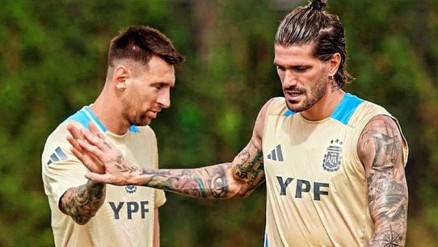 Rodrigo De Paul dijo que siente temor de imaginar una Selección sin Lionel Messi