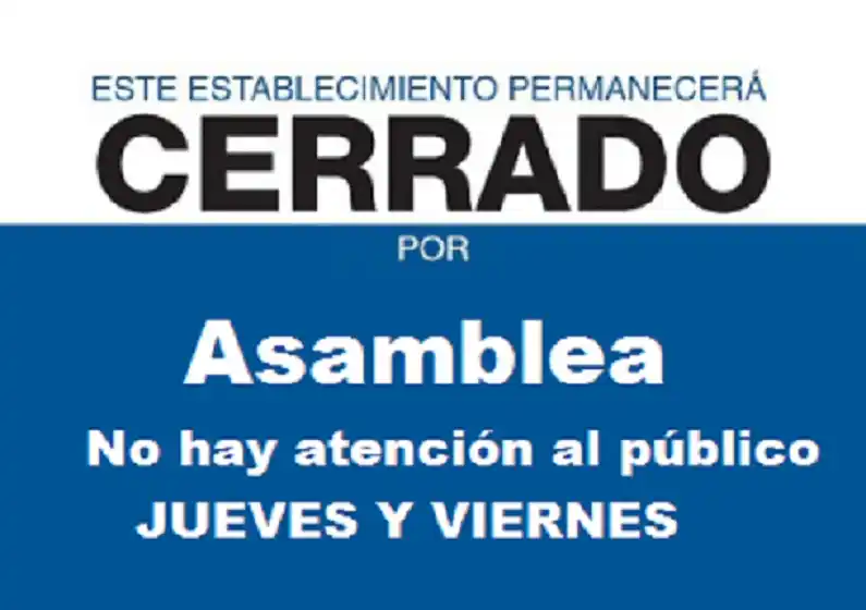 En Crespo los bancos no atenderán al público este jueves y viernes