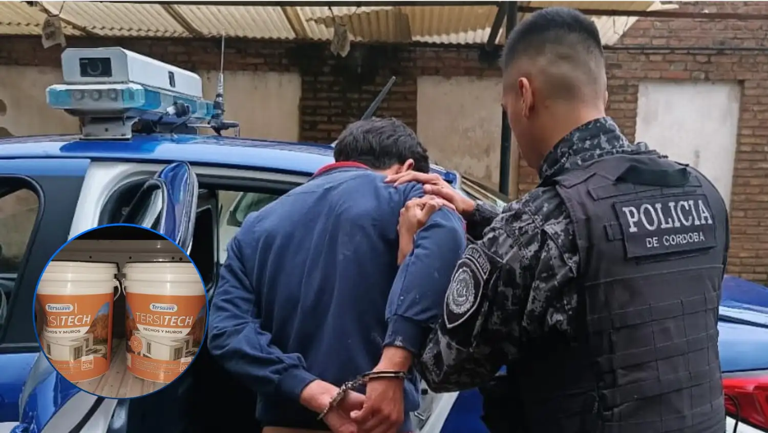 El joven de 18 años fue detenido por la policía.