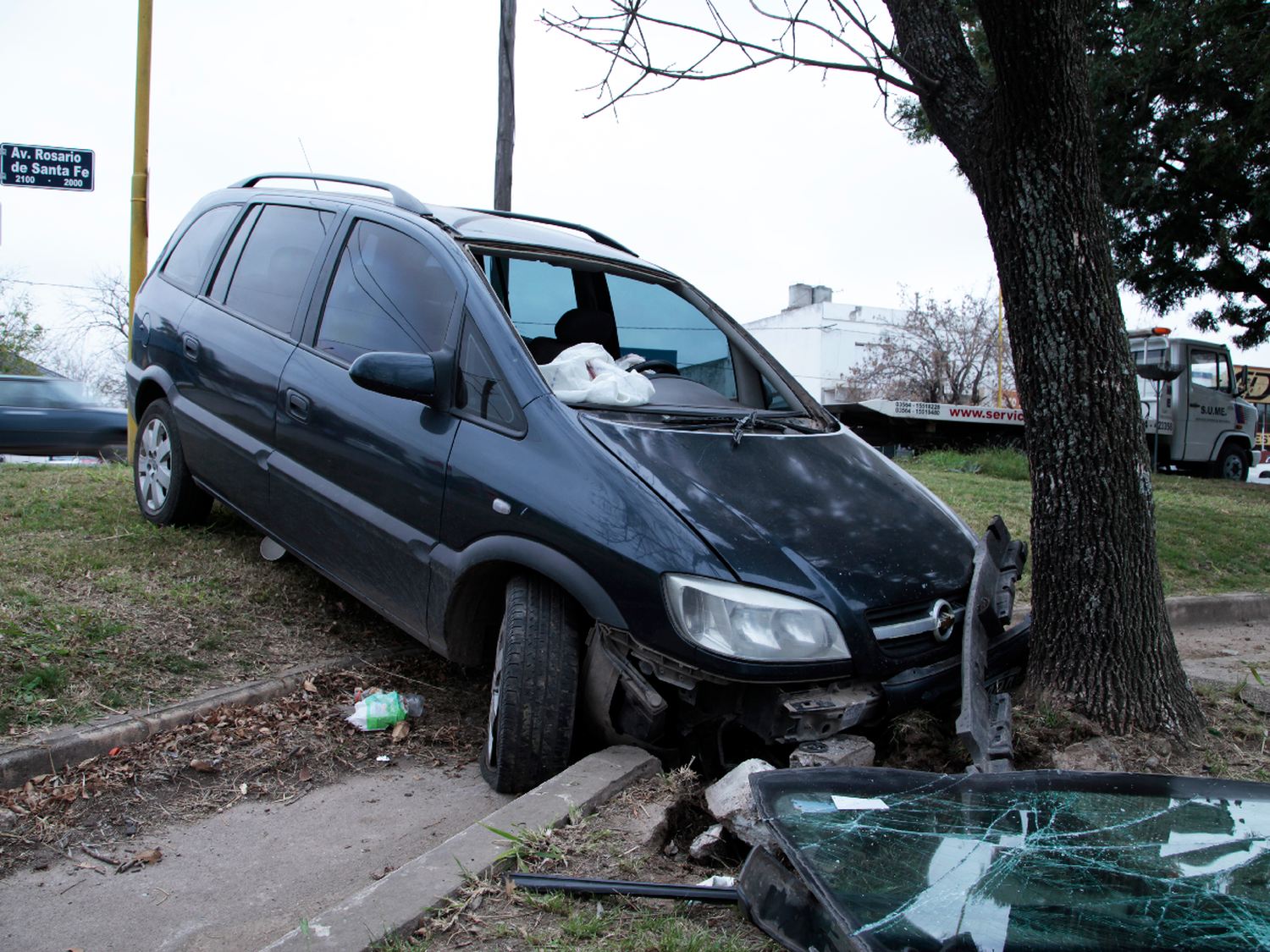 Camioneta protagonizó accidente en avenida Rosario de Santa Fe