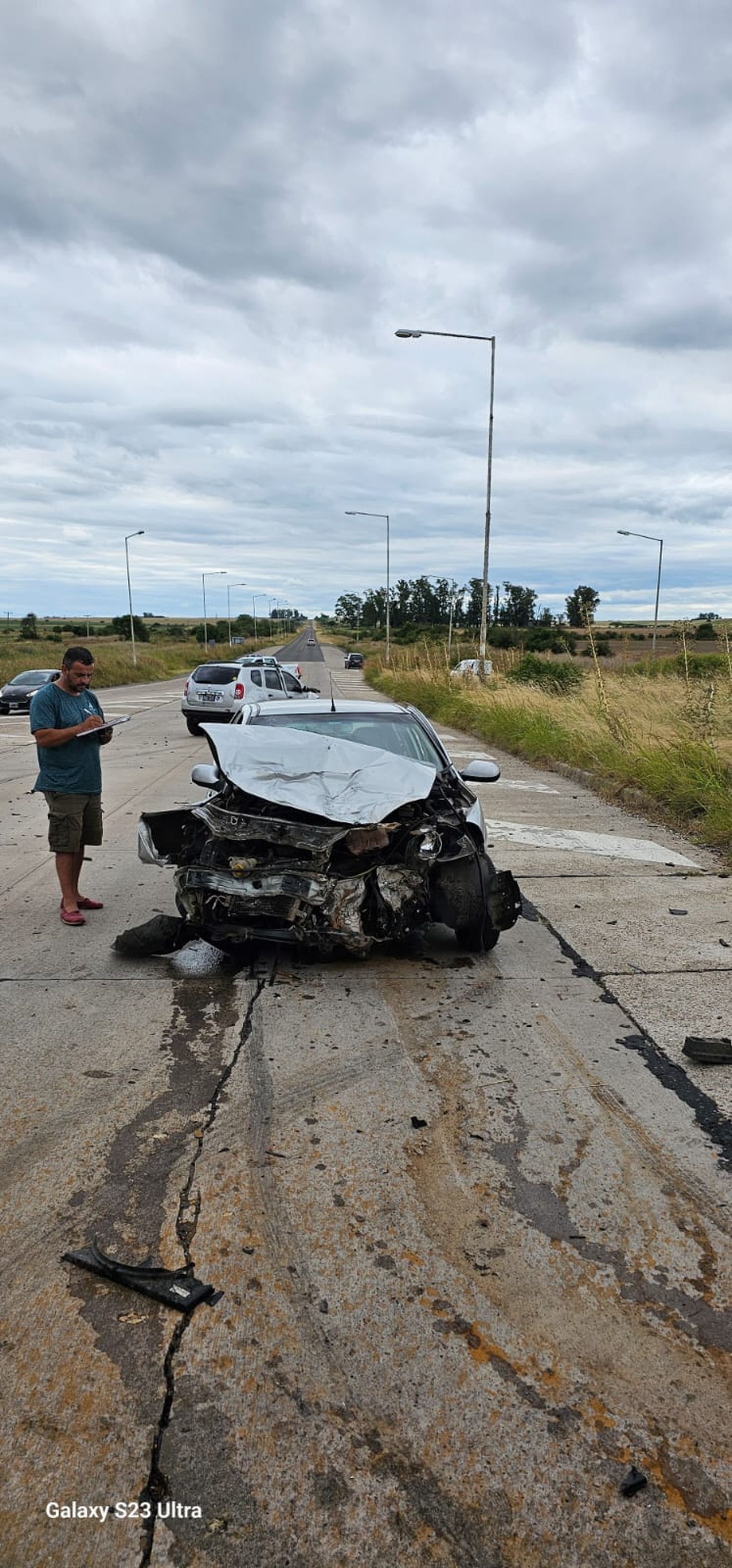 Nuevo choque en Ruta 20: tres heridos fueron trasladados al Hospital Centenario