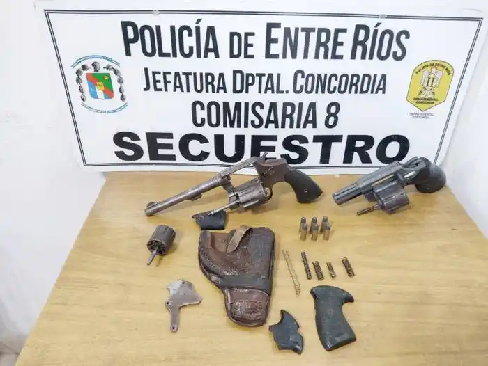 Detuvieron a un joven  por tenencia ilegal  de armas de fuego
