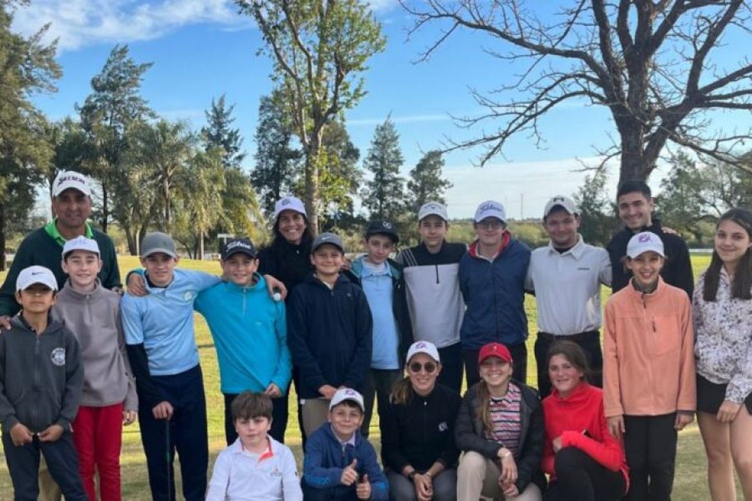 Golfistas del Jockey Club participaron de un nuevo Campus de la Federación