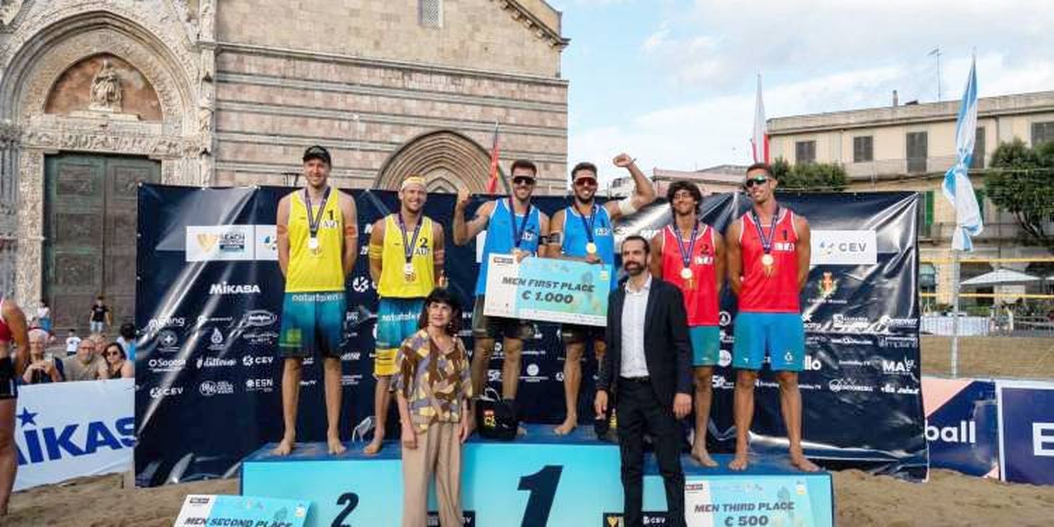 Aveiro/Amieva, campeones en el Future de Messina, Italia