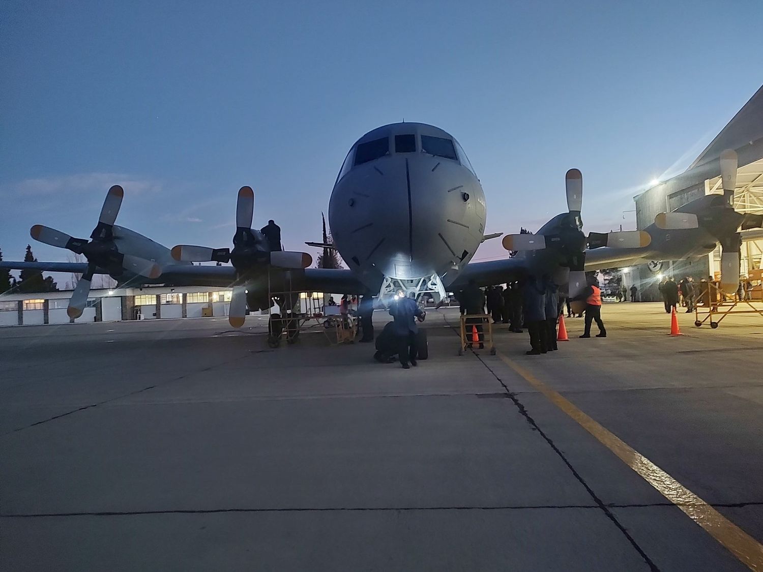 Histórico: ya llegó al país el primer P-3C Orion para la Armada Argentina