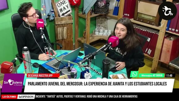 Parlamento Juvenil del Mercosur: la experiencia de Juanita y los estudiantes locales