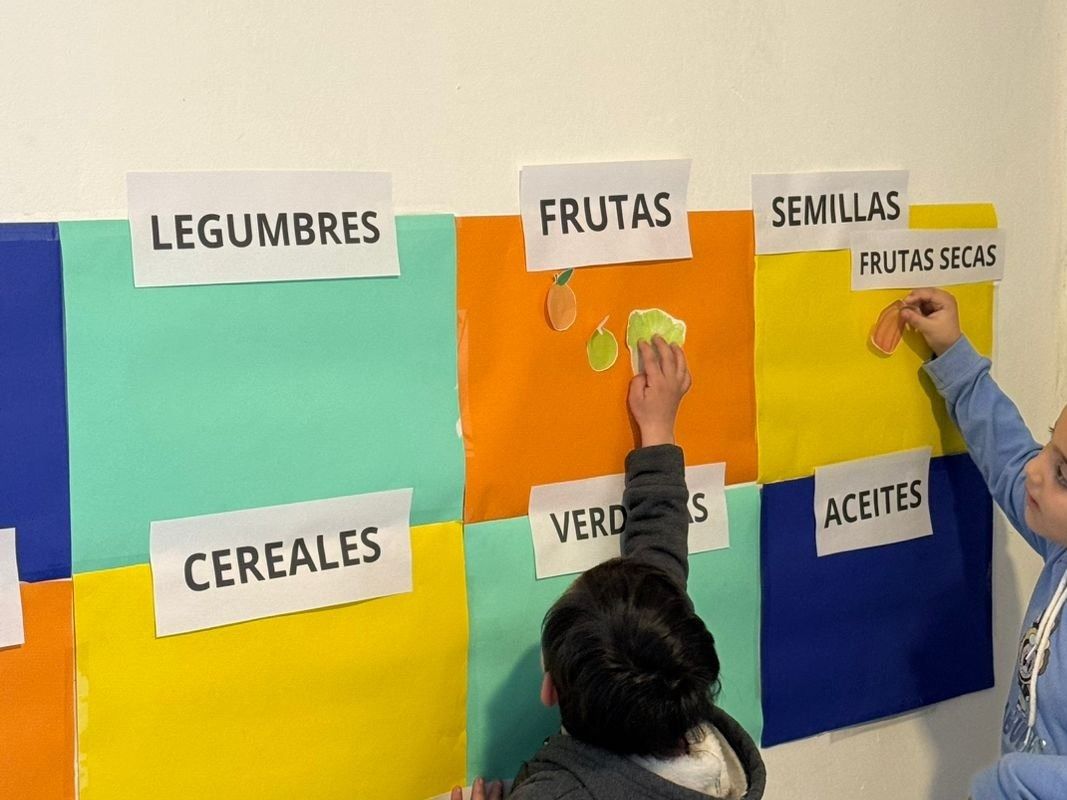 Niños alimentación