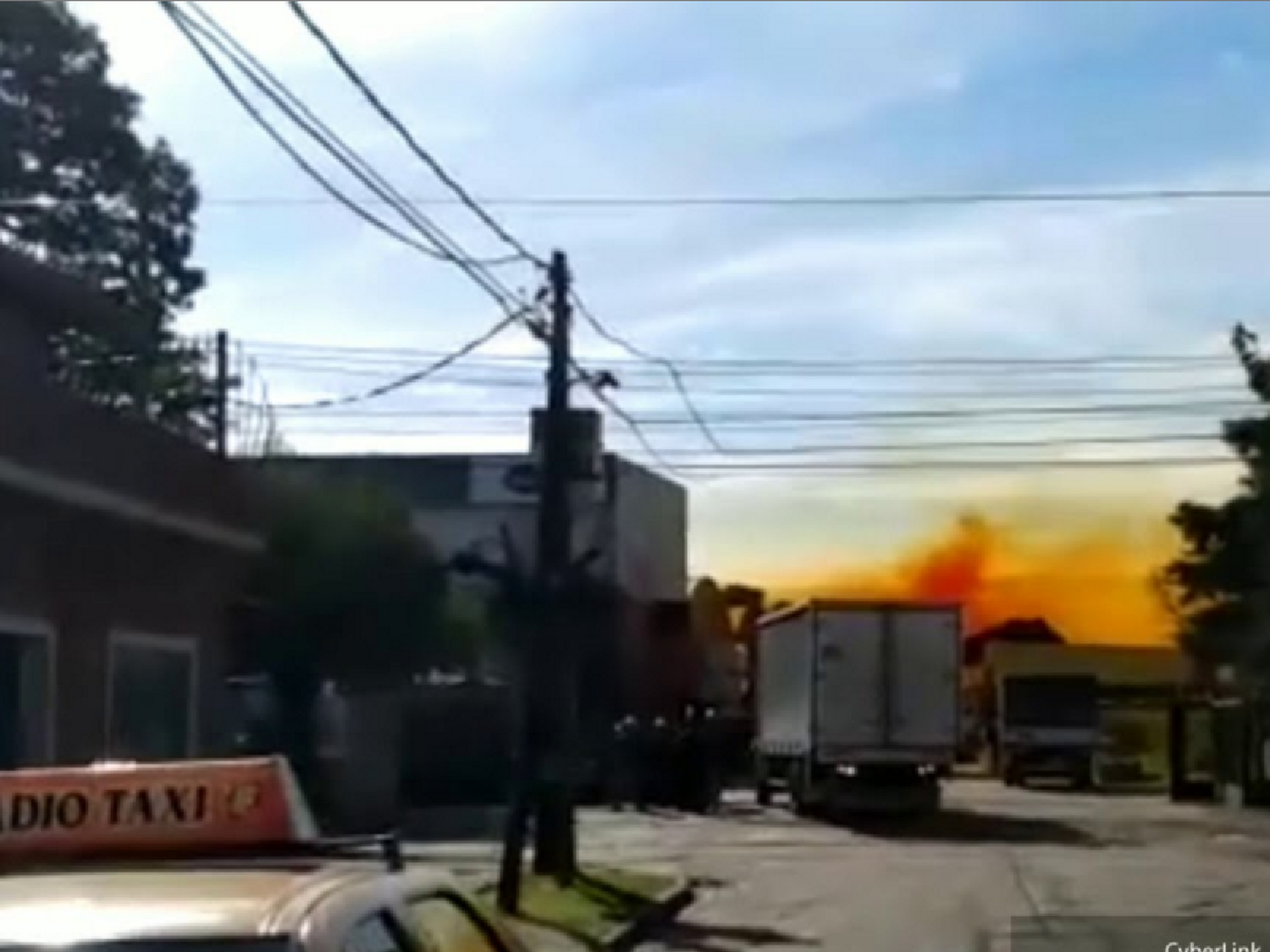 Explotó un contenedor con ácido nítrico en Villa Bosch