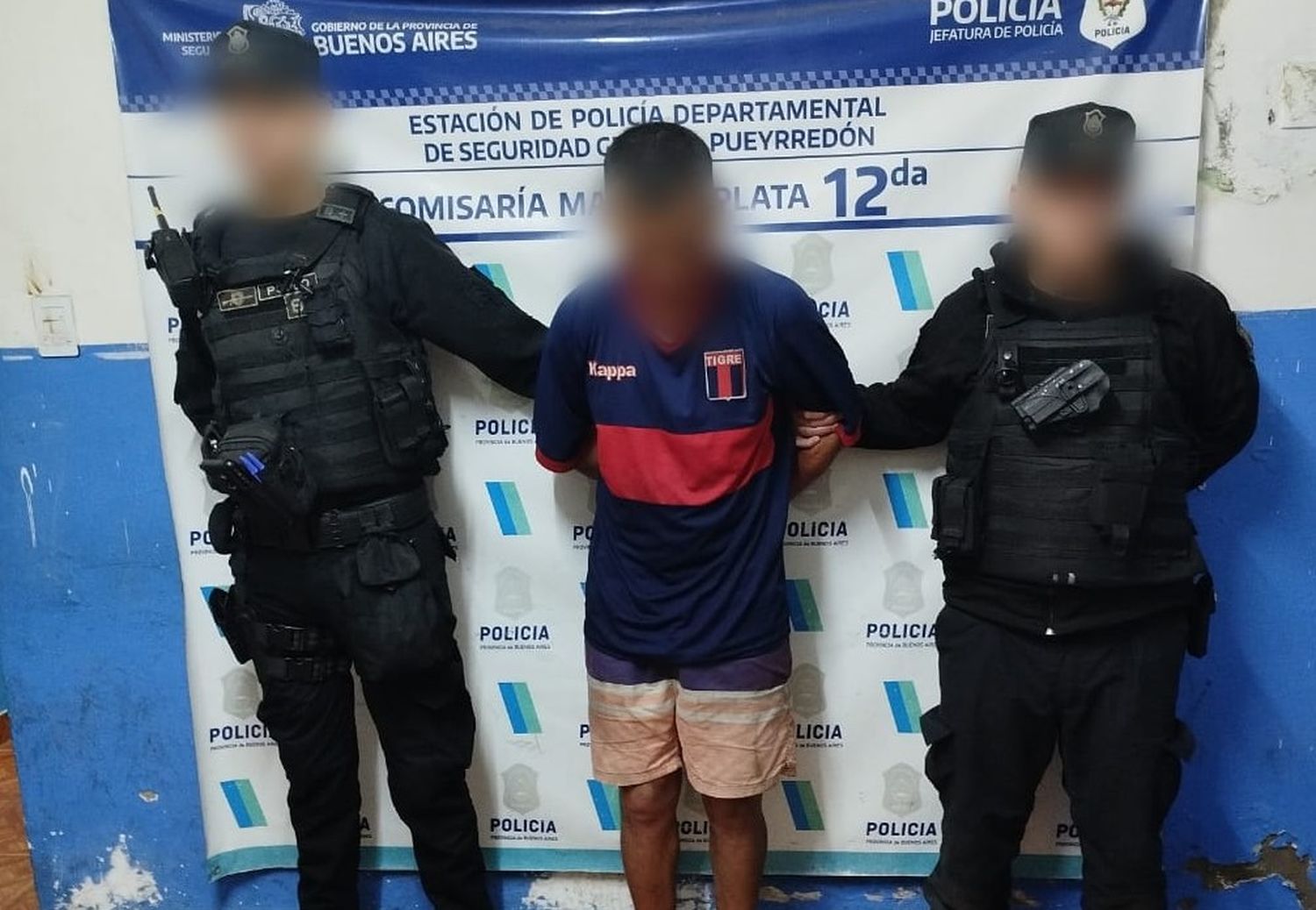 El sujeto fue detenido esta madrugada en una vivienda de Belisario Roldán.