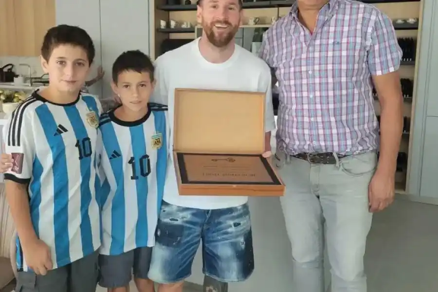 Messi declarado ciudadano ilustre de Funes