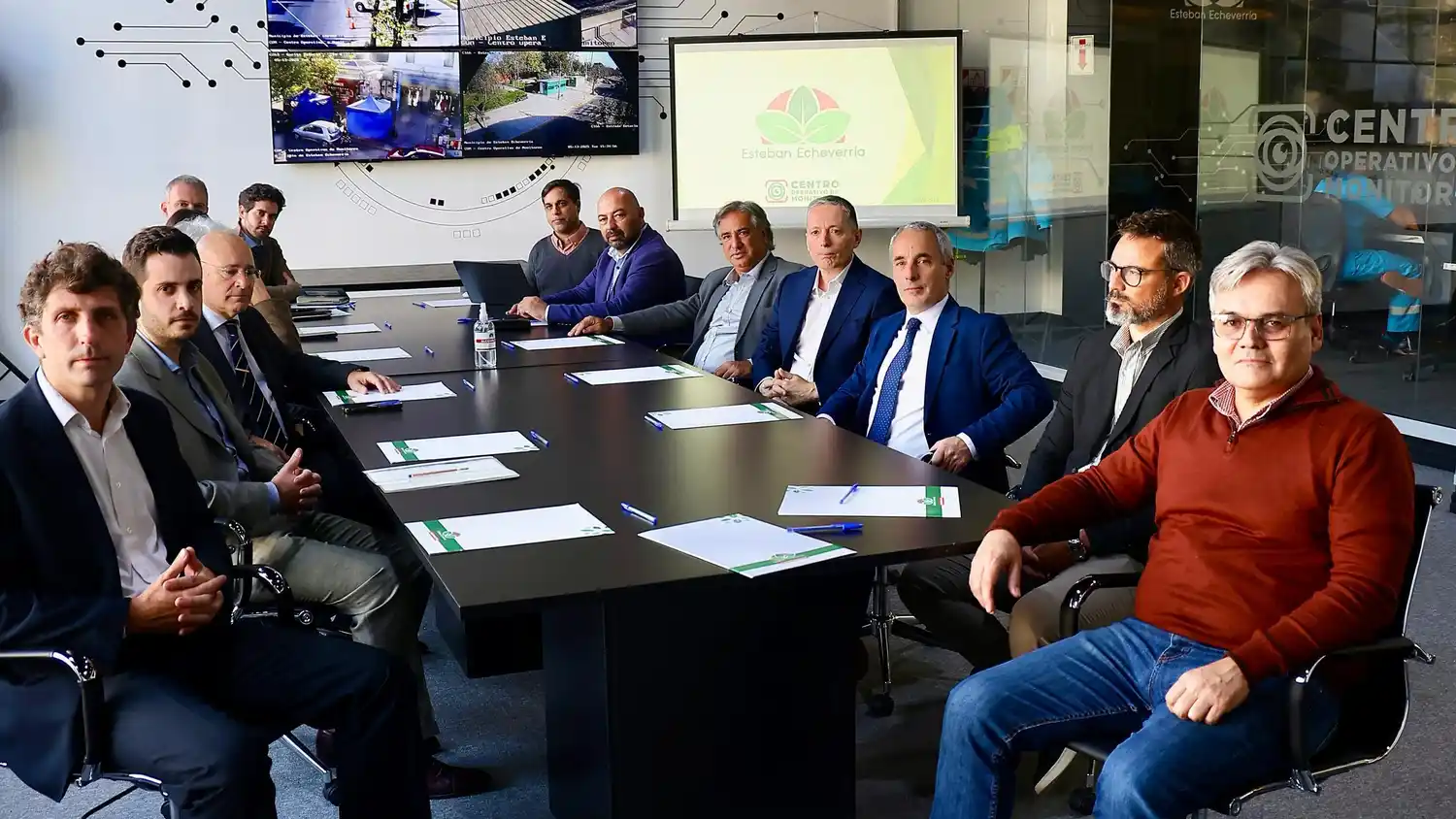 Esteban Echeverría: Gray reunió a funcionarios del Ministerio de Seguridad de la Nación para implementar el Plan 90/10