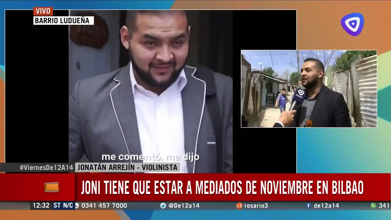 Un violinista rosarino fue becado en España y necesita dinero para el viaje