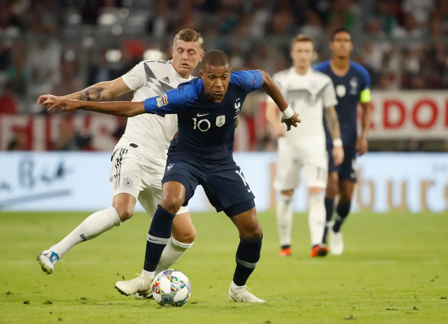 Empate sin goles entre alemanes y franceses