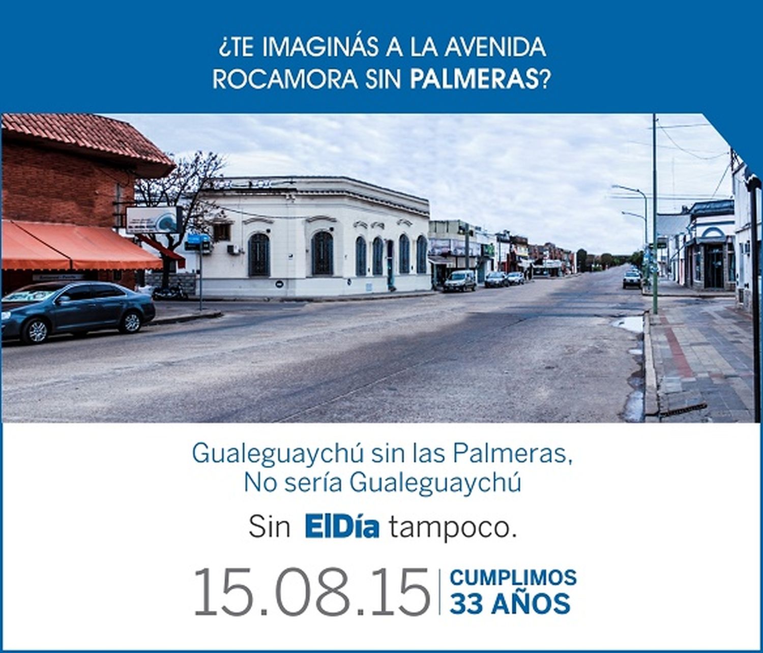 ¿Te imaginás la Avenida Rocamora sin palmeras?