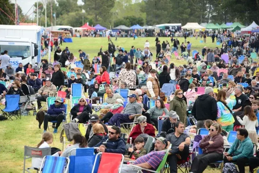 Este domingo el predio de la Fiesta congregó a una importante cantidad de asistentes (Foto gentileza Lucas Chillemi)