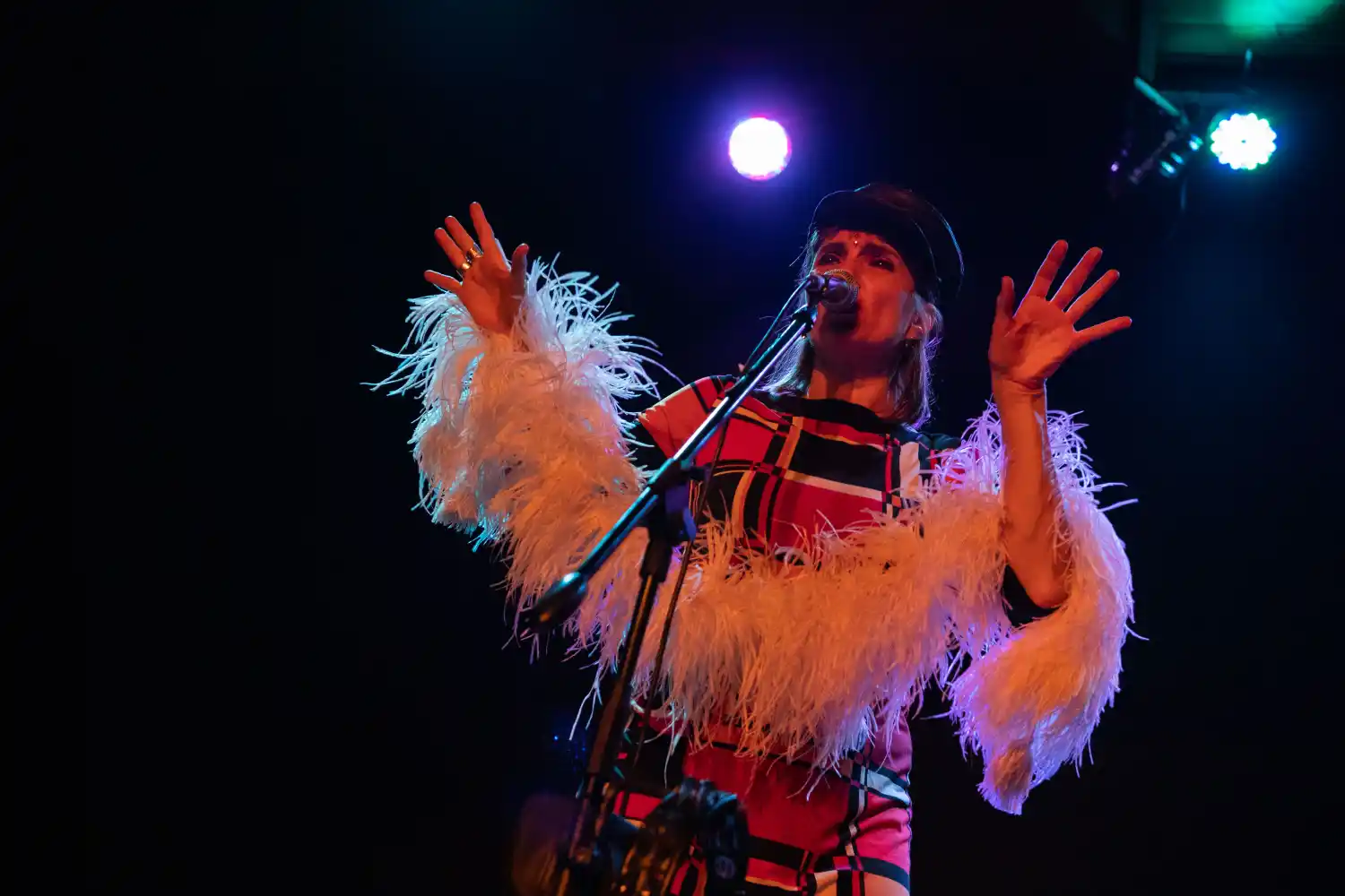 Hilda Lizarazu en el salón Danés Tandil