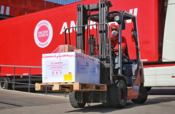 La segunda tanda de 300 mil vacunas se distribuirá entre hoy y mañana en todo el país