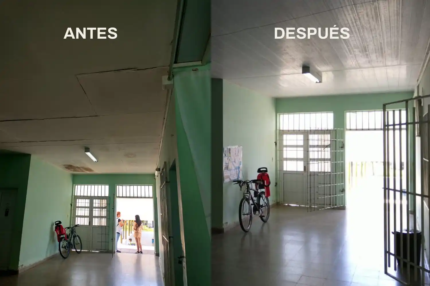 Concretaron trabajos de reparación en establecimiento educativo