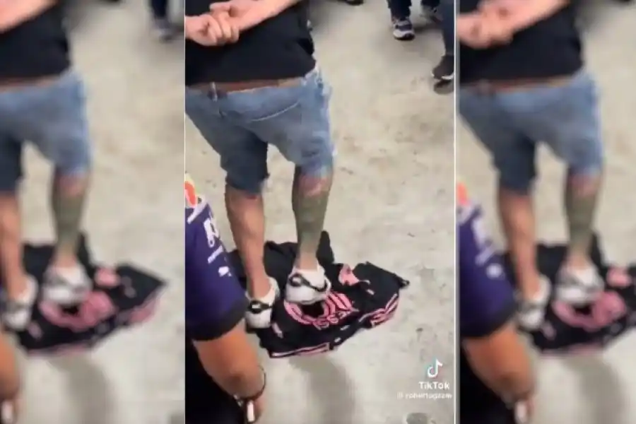 Hinchas mexicanos pisotearon la camiseta de Messi tras la eliminación del Inter Miami a manos de Monterrey