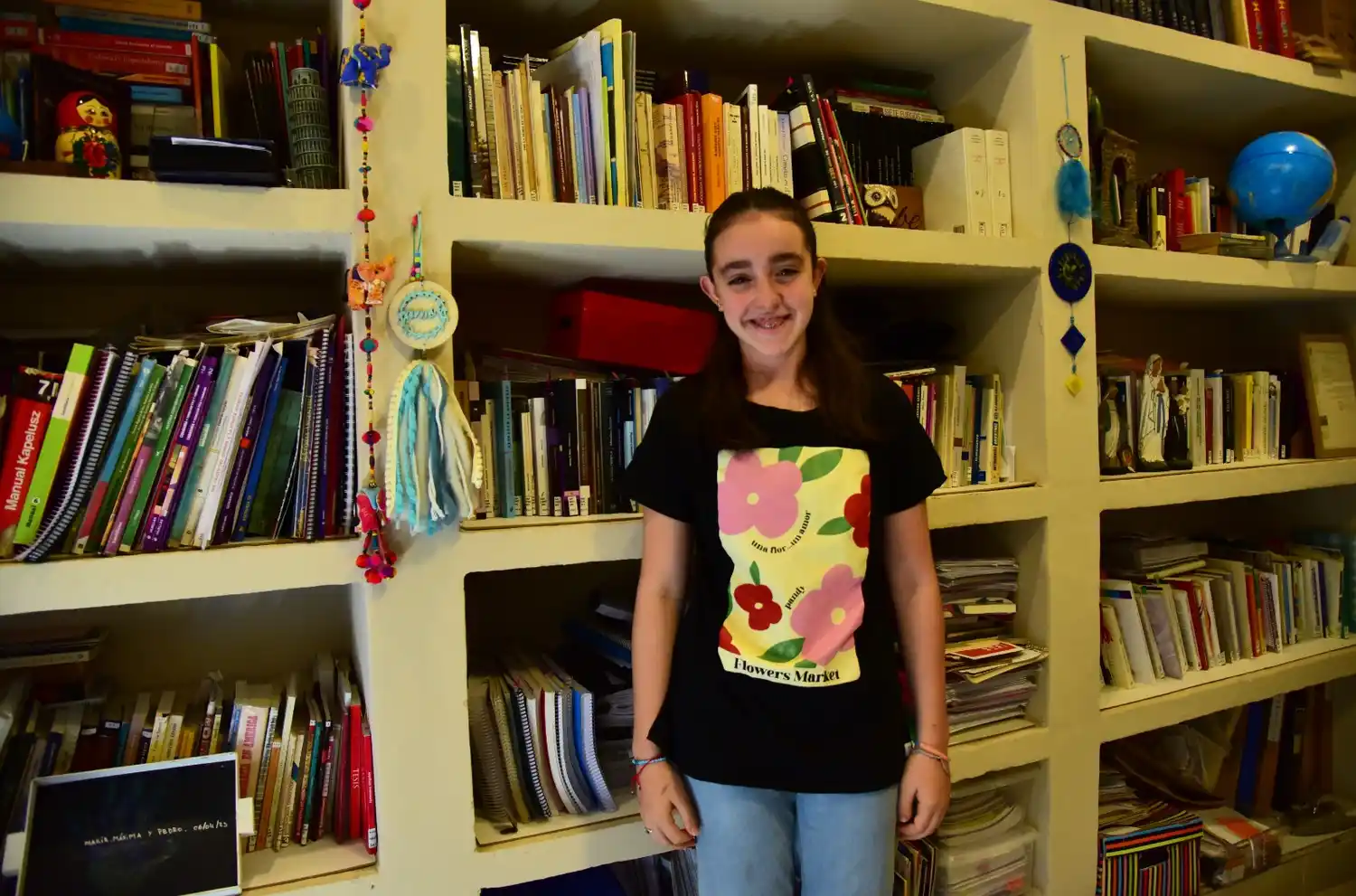 María Reinero, con 11 años, llegó a las instancias decisivas del Mundial de Escritura