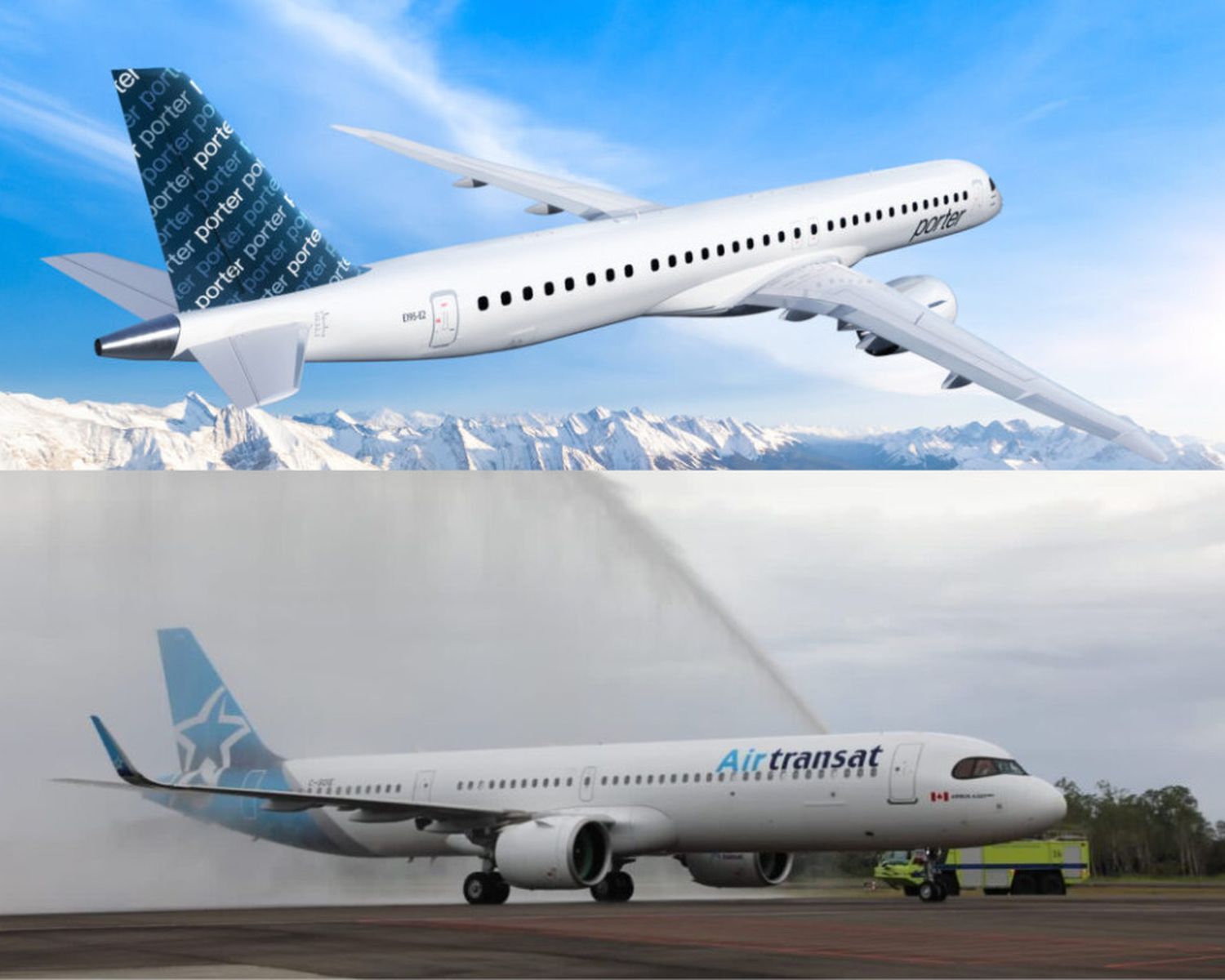 Air Transat y Porter Airlines expanden su acuerdo de código compartido