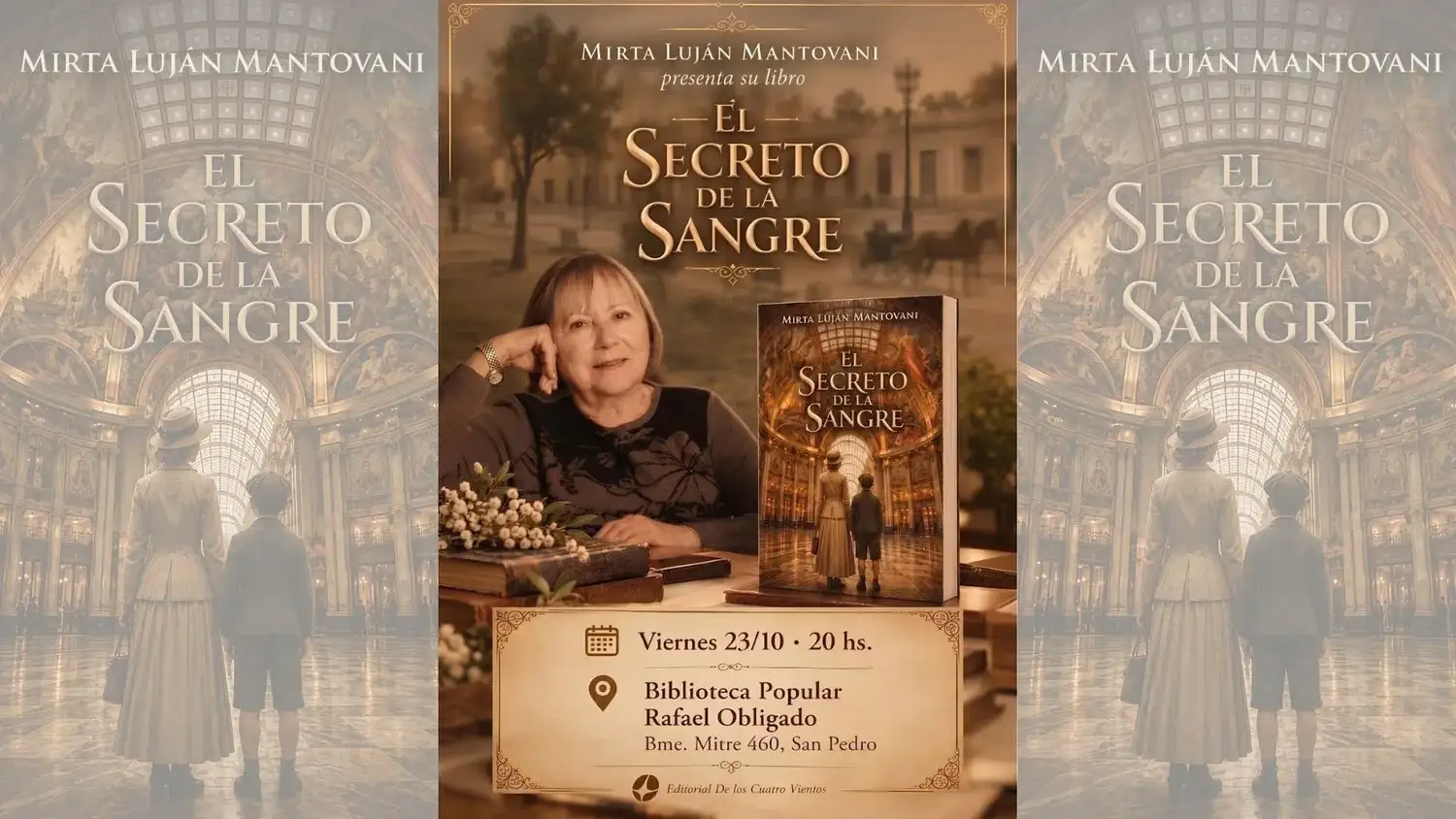 Presentación del libro El secreto de la sangre
