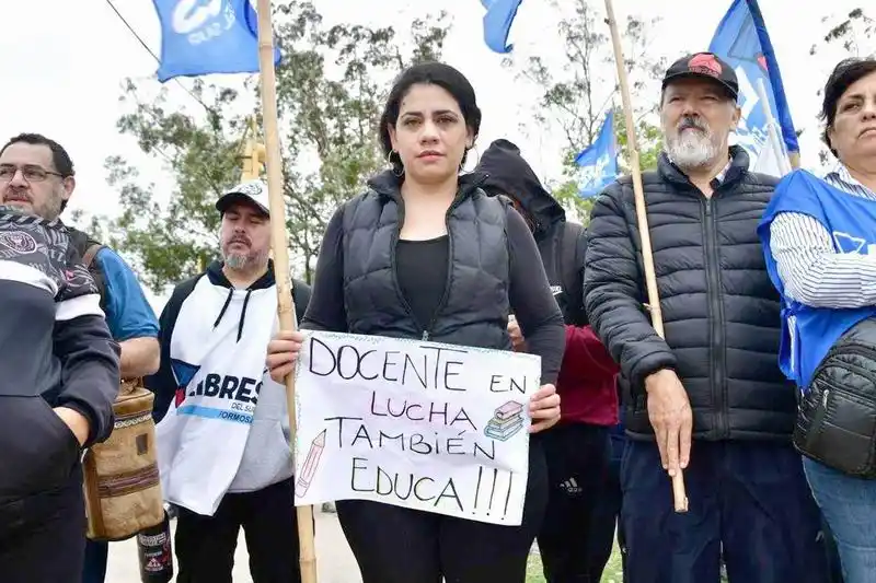Amplia adhesión de Formosa
a la marcha universitaria