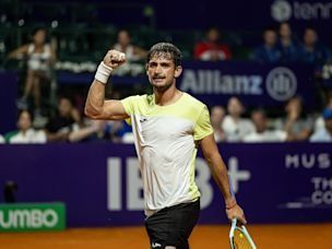 Navone elimino a Comesaña del Argentina Open.Créditos: @Sergio Llamera