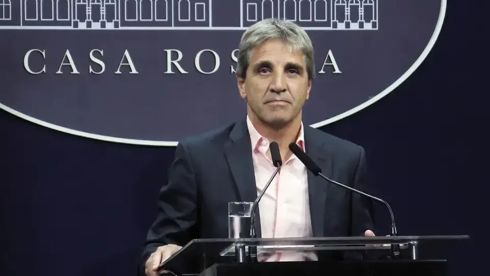 Luis Caputo, ministro de Economía.