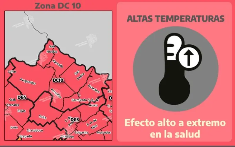 Ola de calor: mantienen a San Pedro bajo alerta roja por temperaturas extremas